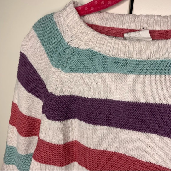 Toddler Girl’s H&M Striped Sweater - Picture 4 of 11